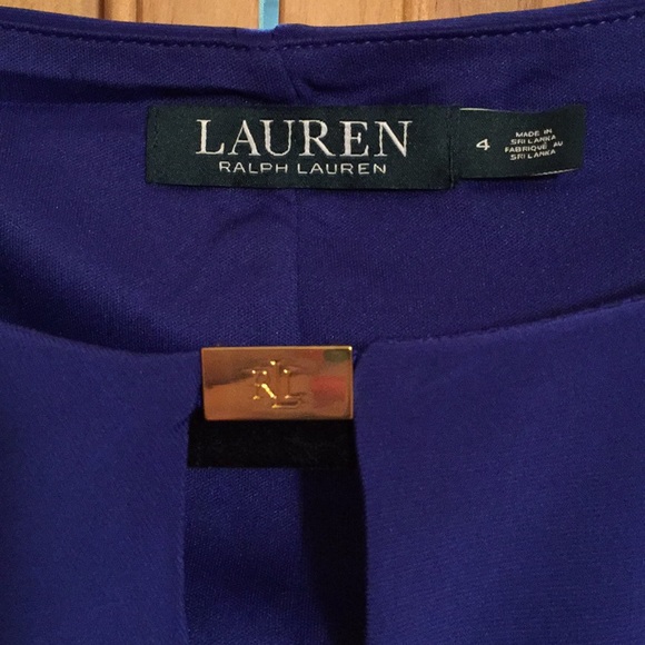 NWOT Ralph Lauren blue dress sz 4 - Picture 3 of 7